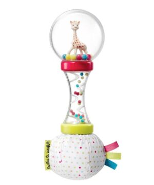 Σόφι καμηλοπάρδαλη μαλακή μαράκα κουδουνίστρα