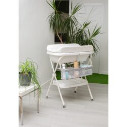 Interbaby Μπανιέρα-Αλλαξιέρα Με Γλύστρα Dino White - Image 11