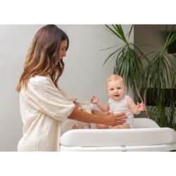 Interbaby Μπανιέρα-Αλλαξιέρα Με Γλύστρα Dino White - Image 8