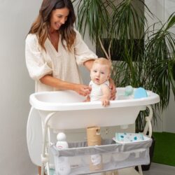 Interbaby Μπανιέρα-Αλλαξιέρα Με Γλύστρα Dino White - Image 7