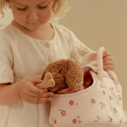 Little Dutch Υφασμάτινο σκυλάκι Jackie σε καλαθούνα GRS - Image 2