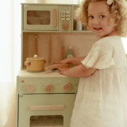Little Dutch Ξύλινη κουζίνα με αξεσουάρ παιχνιδιού Μέντα FSC - Image 7