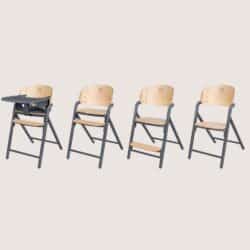 Lionelo Celia Καρεκλάκι φαγητού 3 σε 1 Gray Wood - Image 7