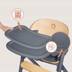 Lionelo Celia Καρεκλάκι φαγητού 3 σε 1 Gray Wood - Image 10