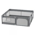 Bebe Stars Πάρκο για μωρά τετράγωνο 180x200cm Playzen Grey