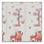 Bebe Stars Χαλάκι δραστηριοτήτων διπλής όψης 150x150x1cm