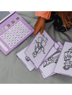 Kidywolf Tablet ζωγραφικής με οθόνη LCD (30 κάρτες)- Princess - Image 5