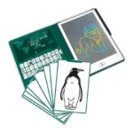 Kidywolf Tablet ζωγραφικής με οθόνη LCD (30 κάρτες)- Animals Around The World