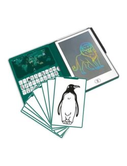 Kidywolf Tablet ζωγραφικής με οθόνη LCD (30 κάρτες)- Animals Around The World