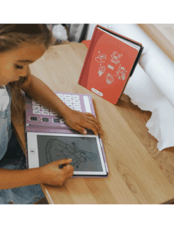 Kidywolf Tablet ζωγραφικής με οθόνη LCD (30 κάρτες)- Princess - Image 9