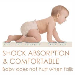 Bebe Stars Χαλάκι δραστηριοτήτων διπλής όψης Εξάγωνο 135x135x1cm - Image 8