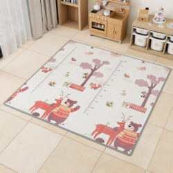 Bebe Stars Χαλάκι δραστηριοτήτων διπλής όψης 150x150x1cm - Image 2