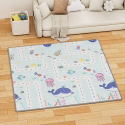 Bebe Stars Χαλάκι δραστηριοτήτων διπλής όψης 150x150x1cm - Image 4