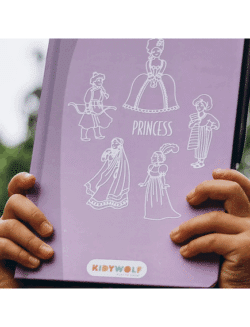 Kidywolf Tablet ζωγραφικής με οθόνη LCD (30 κάρτες)- Princess - Image 10