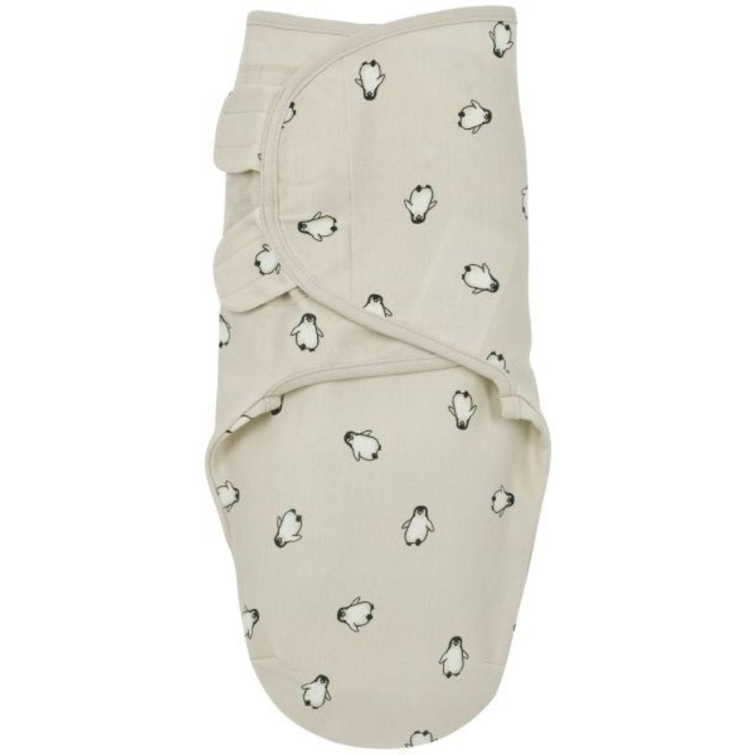 SWEETBABY1 (1) Meyco Swaddle Sand Penguin 0-3 μηνών - Image 1