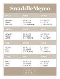 Meyco Swaddle Sand Penguin 0-3 μηνών - Image 7