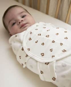 Meyco Swaddle Mini Panther Pink απαλό 0-3 μηνών - Image 5