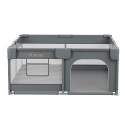 Bebe Stars Πάρκο για μωρά τετράγωνο 180x200cm Playzen Grey - Image 2