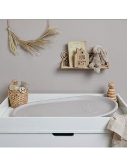 Shnuggle Αλλαξιέρα από αφρώδες υλικό με κλίση για παλλινδρόμηση Grey - Image 5