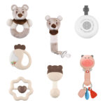 Bebe Stars Σετ Δώρου 7τμχ Teddy Bear with night lamp & music