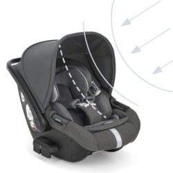 Inglesina Car Seat Darwin Infant recline χρώμα Velvet Grey - Image 4