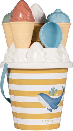 Little Dutch Σετ Κουβαδάκια Παραλίας Ice Cream Ocean Dreams Μπλε - Image 1