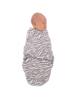 Bo Jungle Βαμβακερή κουβέρτα φασκιώματος 0-4 μηνών Tiger swaddle - Image 2