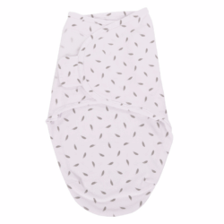 Bo Jungle Βαμβακερή κουβέρτα φασκιώματος 0-4 μηνών Feathers swaddle
