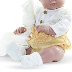 Magic baby Παιδική κούκλα μωρό Alicia με κίτρινη κορδέλα και αξεσουάρ - Image 2