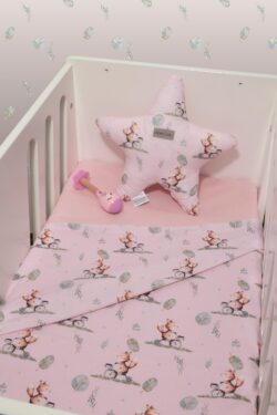 Baby Oliver Σεντόνια Λίκνου Σετ 2τ -75×110-100% Βαμβάκι Des.426 - Image 2