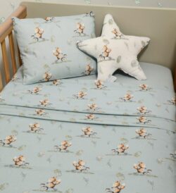 Baby Oliver Σεντόνια Κούνιας 3 τεμ. 110x170cm 100% Βαμβάκι Κατωσέντονο με Λάστιχο Design 429 - Image 2