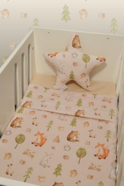 Baby Oliver Σεντόνια Λίκνου Σετ 2τ -75×110-100% Βαμβάκι Des.428 - Image 2