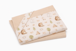 Baby Oliver Σεντόνια Κούνιας 3 τεμ. 110x170cm 100% Βαμβάκι Κατωσέντονο με Λάστιχο Design 428