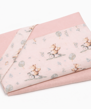 Baby Oliver Σεντόνια Λίκνου Σετ 2τ -75×110-100% Βαμβάκι Des.426