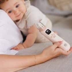 BabyOno Ηλεκτρικός ρινικός αποφρακτήρας 3 επίπεδα έντασης & αθόρυβη λειτουργία - Μπεζ - Image 2