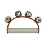 Jabadabado Κουδουνάκια με ξύλινη λαβή Πράσινο