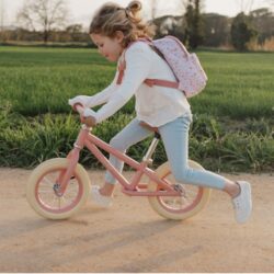 Little Dutch Μεταλλικό ποδήλατο ισορροπίας Pink matte - Image 5