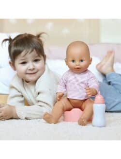 Micki Κούκλα μωράκι με μπιμπερό και γιογιό Sara 40 cm - Image 5