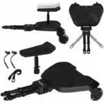 Lionelo Buggy Board Σκαλάκι Καροτσιού Με Κάθισμα Black Onyx