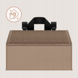 Lionelo Sidepocket Medium Κρεμαστός Οργανωτής για κούνια/παρκοκρέβατο Beige - Image 5