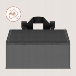 Lionelo Sidepocket Medium Κρεμαστός Οργανωτής για κούνια/παρκοκρέβατο Gray - Image 4