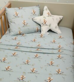 Baby Oliver Σεντόνια Κούνιας 3 τεμ. 110x170cm 100% Βαμβάκι Κατωσέντονο με Λάστιχο Design 429