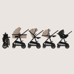 Lionelo Amber Plus Καρότσι Βρεφικό έως 22kg 3 σε 1 Beige Sand - Image 6