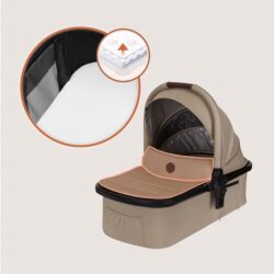 Lionelo Amber Plus Καρότσι Βρεφικό έως 22kg 3 σε 1 Beige Sand - Image 10