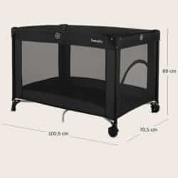 Lionelo Amelie Παρκοκρέβατο 1 Επιπέδoυ Black Carbon - Image 8