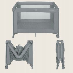 Lionelo Amelie Παρκοκρέβατο 1 Επιπέδoυ Gray Concrete - Image 2