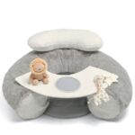 Mamas & Papas Παιδικό Μαλακό Κ'αθισμα-Παιχνίδι Δραστηριοτήτων WTTW Grey