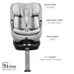Bebe Stars Κάθισμα Αυτοκινήτου Nobile i-Size 360° Vanila Ice 924-186 - Image 6