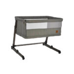 Bebe Stars Λίκνο-Πάρκο Side To Side Plus 2in1 Beige με Στρώμα και Πλαϊνό Άνοιγμα