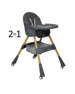 Bebe Stars Bebe stars καρέκλα φαγητού meal 2 in 1 grey